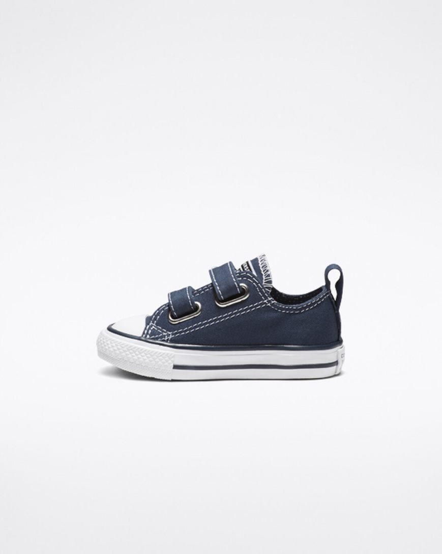 Girls' Converse Chuck Taylor All Star Easy-On Low Top Shoes Navy / White | AU 63905L